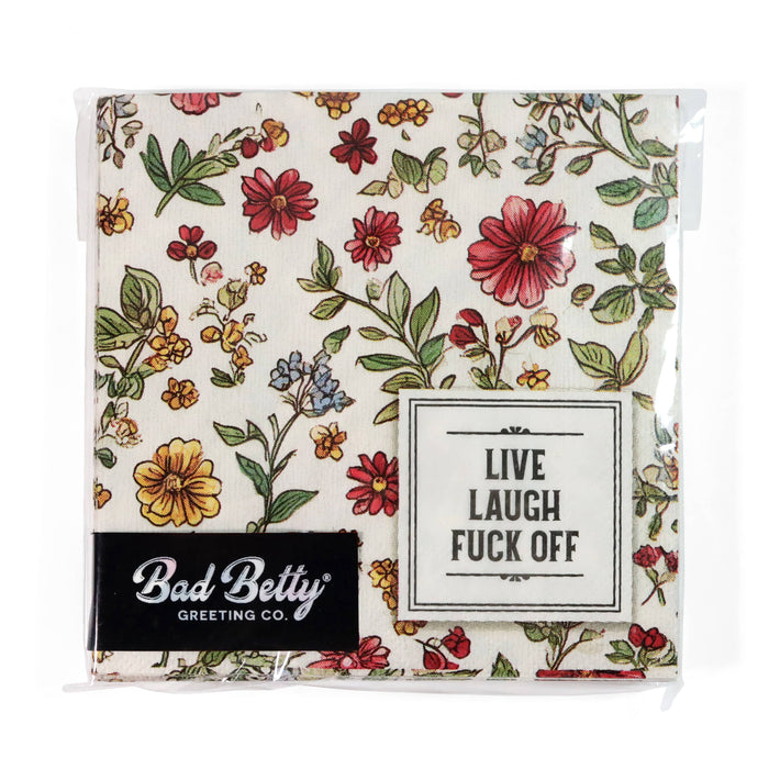 Bad Betty Greeting Co. - Live Laugh Fuck Off - Funny Cocktail Napkins