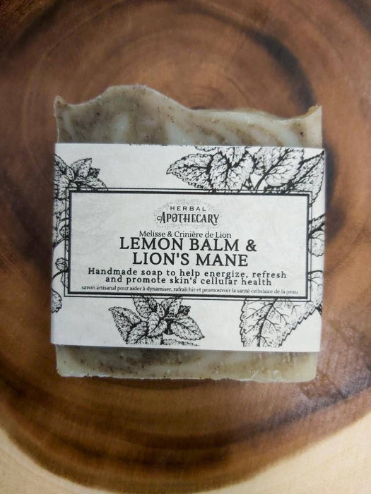 Herbal Apothecary - Lemon Balm & Lion's Mane Soap