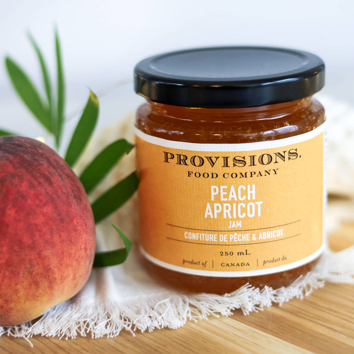 Peach & Apricot Jam | Small Batch Niagara Fruit Jam | Canadian Made
