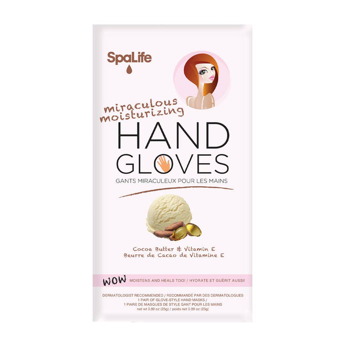 My Spa Life -  Moisturizing Hand Gloves, Cocoa butter & Vitamin E Infused