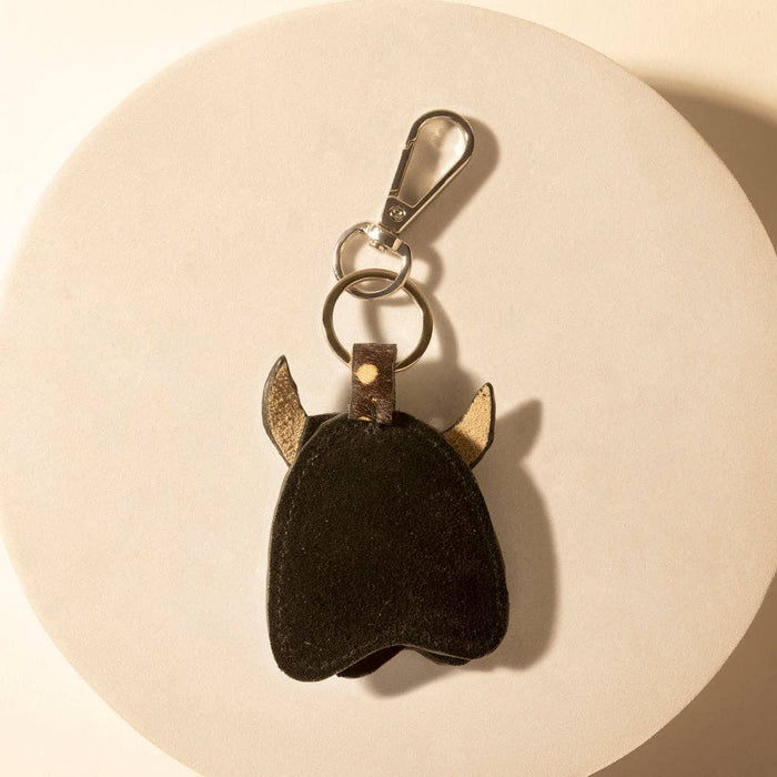 Myra Bag - Outpost Bull Keychain in Desert Hide Mix: Desert Hide Mix