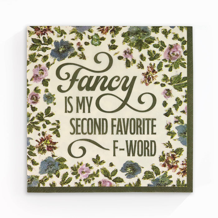 Bad Betty Greeting Co. - Fancy Is My Second Favorite F-Word - Cocktail Napkins