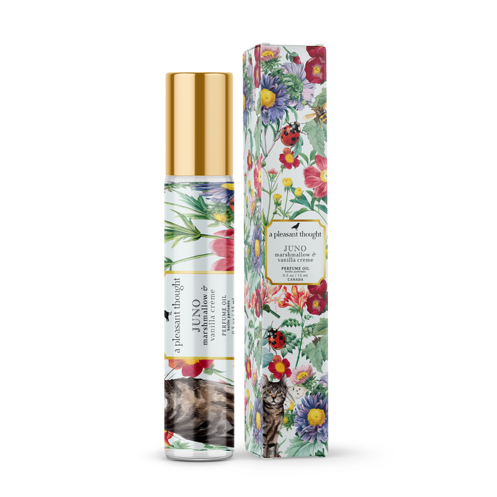 A Pleasant Thought Juno Perfume Oil – Marshmallow & Vanilla Crème Roll-On Fragrance