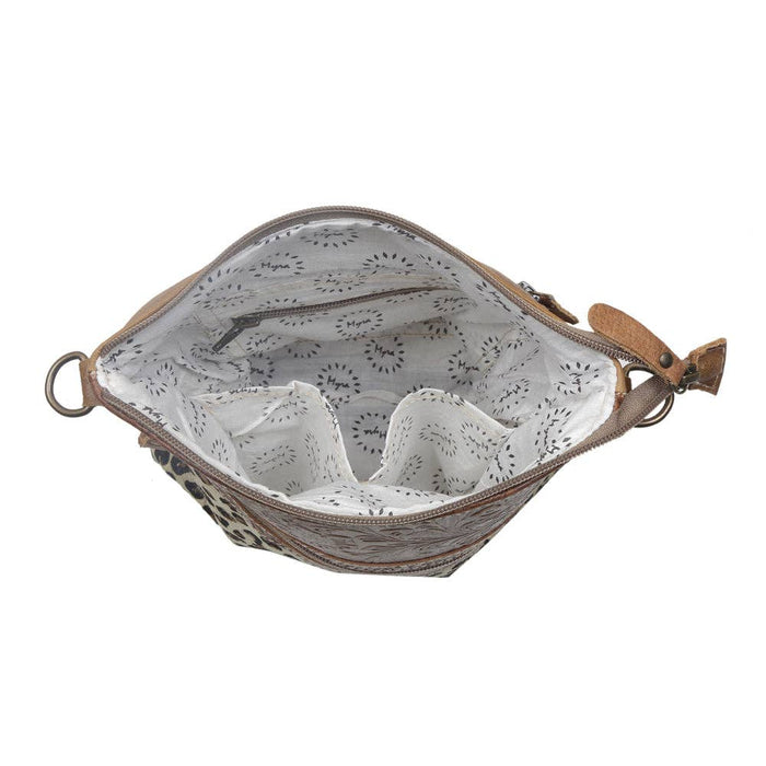 Myra Bag - Dynamic Leopard print hairon bag