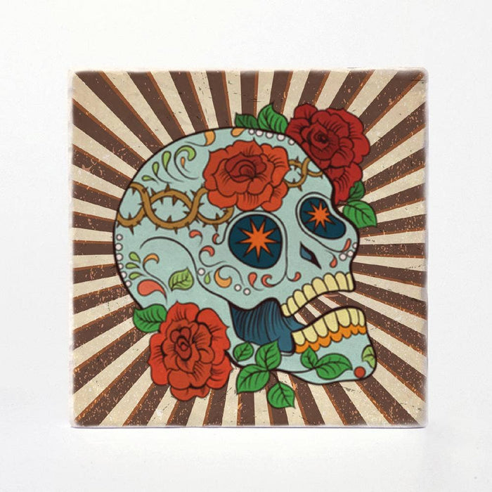 Versatile Coasters CA - Sugar Skulls Coasters: 4"x4"