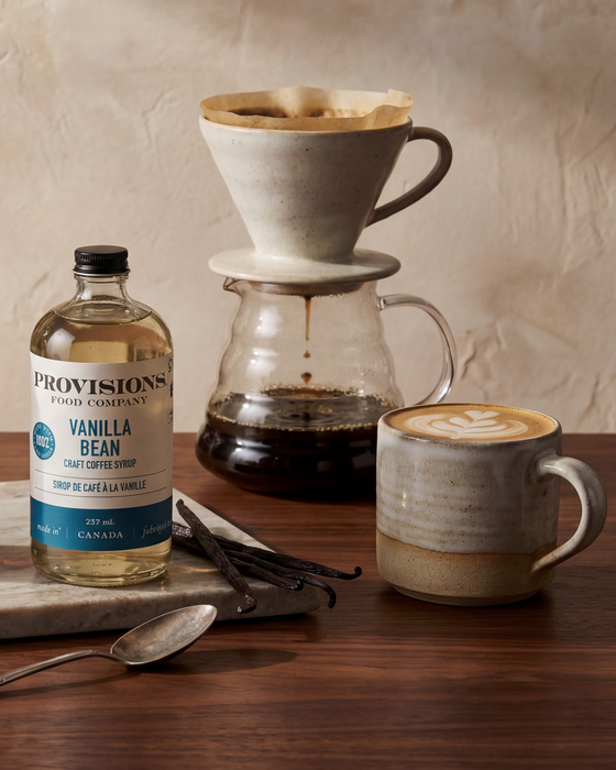 Vanilla Bean Coffee Syrup Made with Real Vanilla | Canadian Craft Syrup
