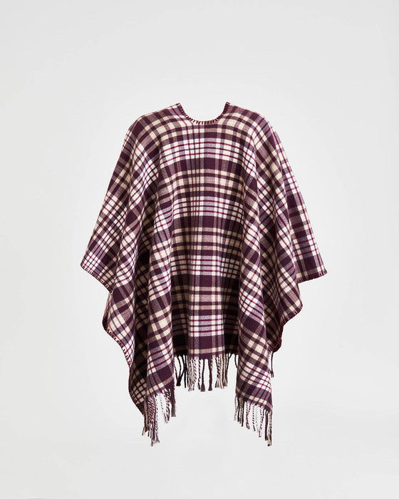 Fable England - Window Pane Check Cape