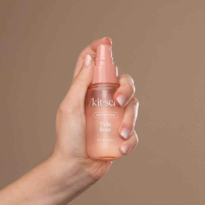 Kitsch Hair Perfume – Tula Rose Scented Hair with Odor-Eliminating Technology (Rose Bloom & Creamy Sandalwood, Clean Deodorizing Formula)