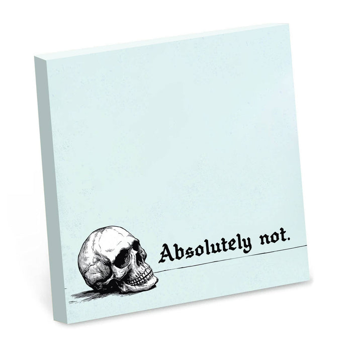 Bad Betty Greeting Co. - Absolutely Not - Funny Sarcastic Sticky Note Pad