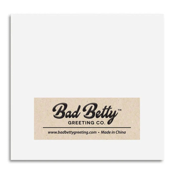 Bad Betty Greeting Co. - I Will Not Hold My Horses - Funny Cowboy Sticky Note Pad
