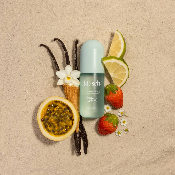 Kitsch Beachy Gelato Hair Perfume | Odor-Eliminating Hair & Body Mist in Tropical Citrus & Vanilla Bean