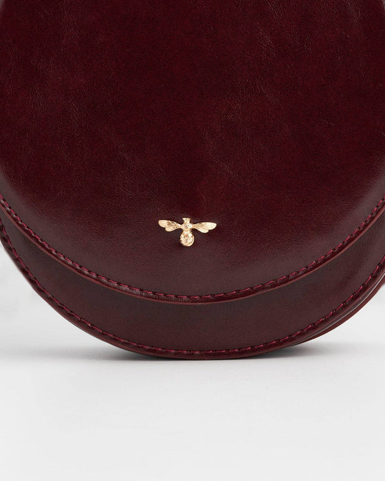 Fable England - Cherry Red Saddle Bag