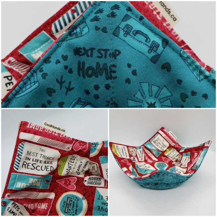 Cool Hand Nukes - 100% Cotton Microwavable Bowl Cozy - Last Stop is Home