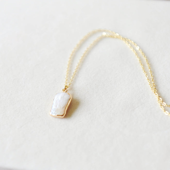 Oh So Lovely - Colette Mother Of Pearl Necklace 