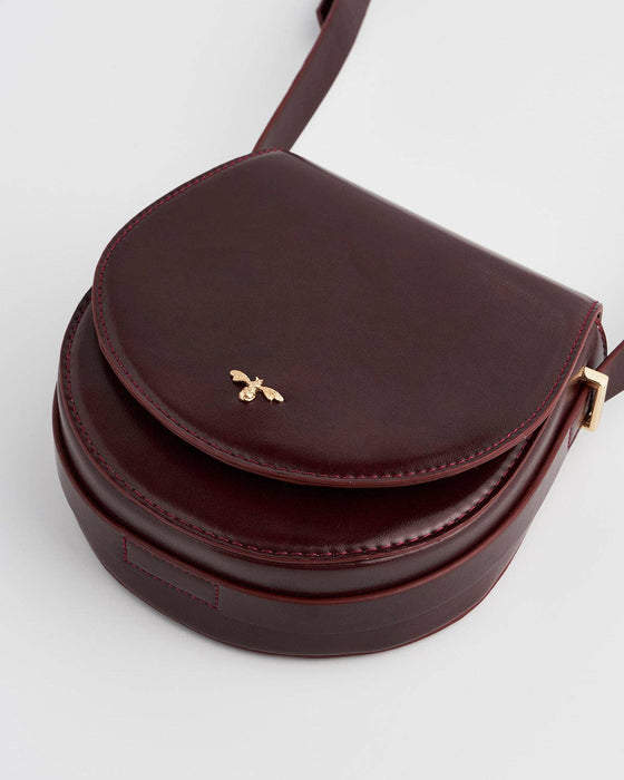 Fable England - Cherry Red Saddle Bag