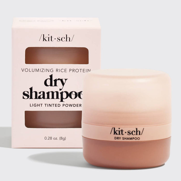 Kitsch Dry Shampoo Powder | Rice Protein Volumizing Formula – No White Cast, Transparent Finish