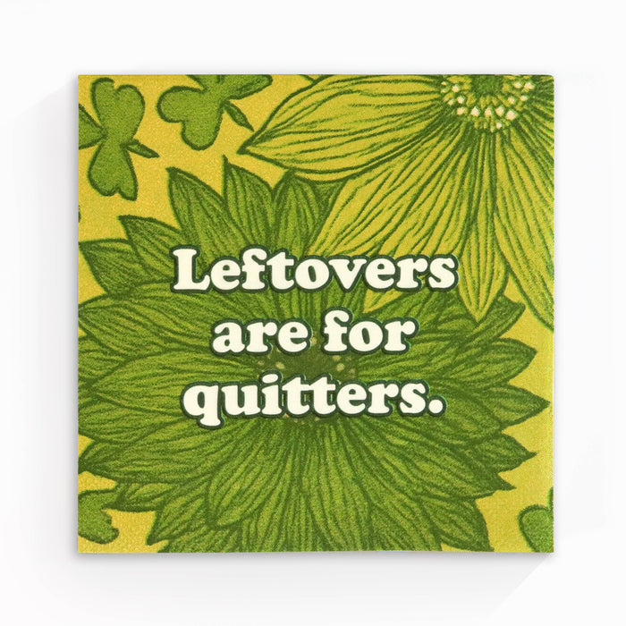 Bad Betty Greeting Co. - Leftovers Are for Quitters - Funny Retro Cocktail Napkins
