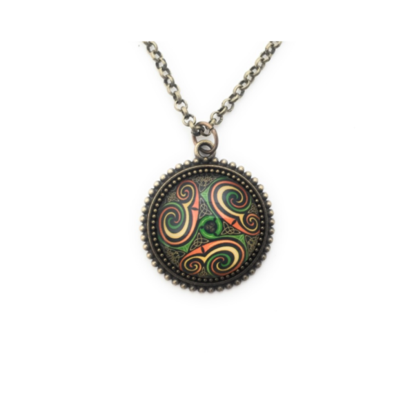 Fern & Filigree - Celtic Triskele Necklace