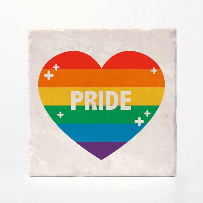 Versatile Coasters CA - Pride: 4"x4"