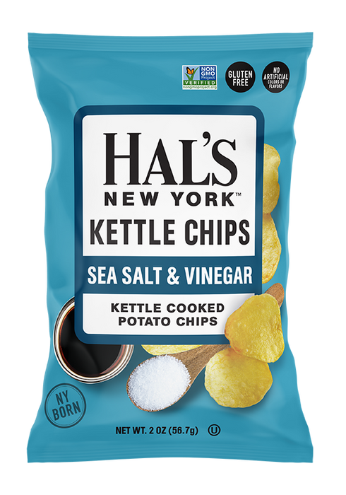 Hal's New York - Hals NY Sea Salt & Vinegar Chips, 2 oz.