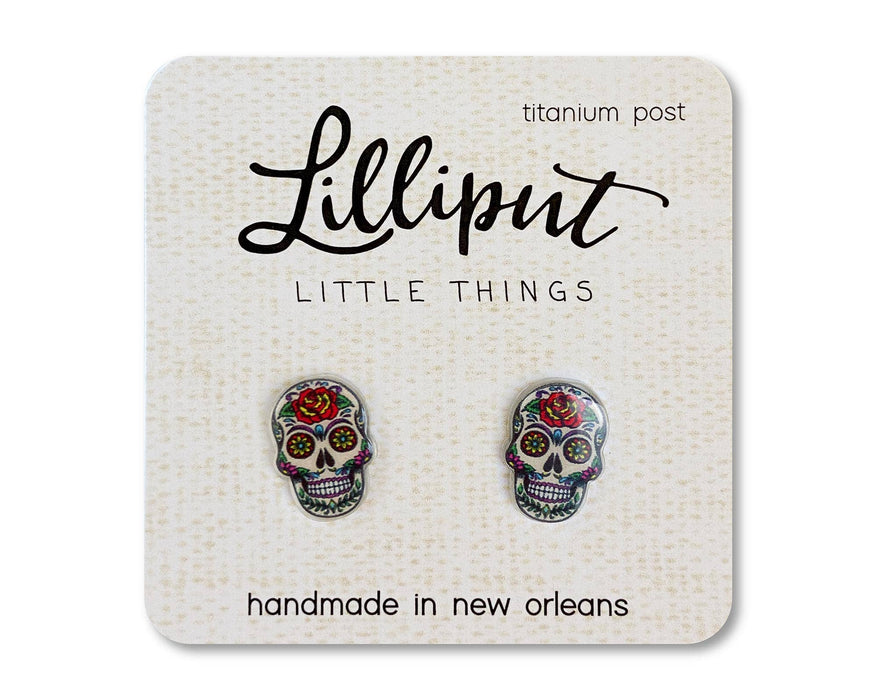 Lilliput Little Things - NEW Sugar Skull Earrings