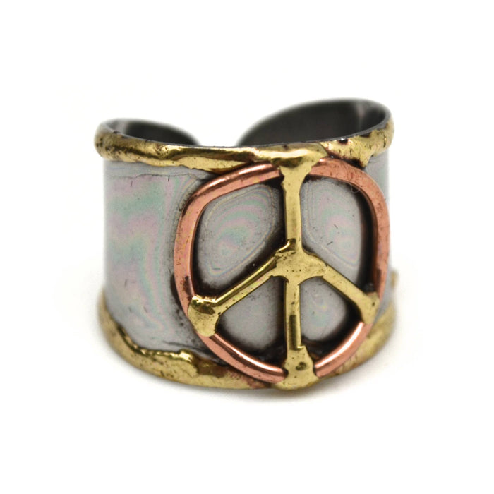 Anju Jewelry - Mixed Metal Cuff Ring