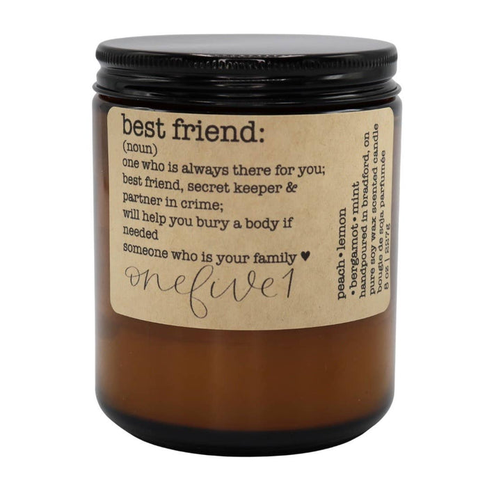 onefive1 - best friend definition soy candle MOTHERS DAY GIFT IDEA