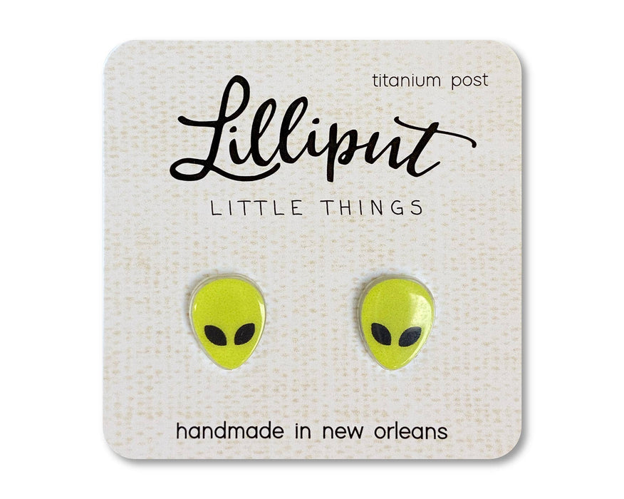 Lilliput Little Things - NEW Alien Earrings