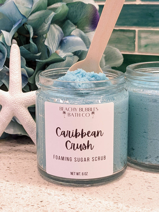 Beachy Bubbles Bath Co - Caribbean Crush Foaming Sugar Scrub