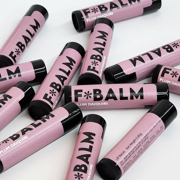 The F*Balm - Plum Daiquiri Moisturizing Flavoured Lip Balm