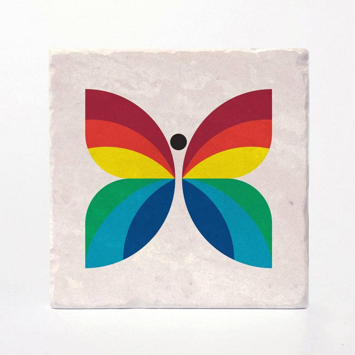 Versatile Coasters CA - CBC Butterfly 1966 to 1974 Logo Coasters