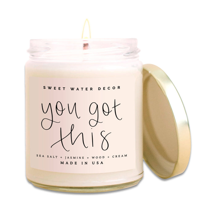 Sweet Water Decor - You Got This Soy Candle - Clear Jar - 9 oz