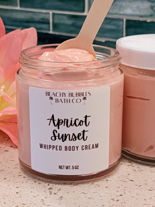 Beachy Bubbles Bath Co - Apricot Sunset Whipped Body Cream