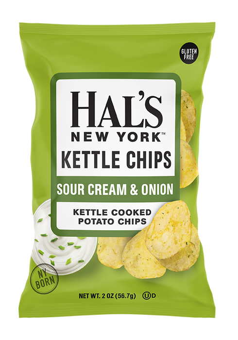 Hal's New York - Hals NY Sour Cream & Onion Chips, 2 oz.
