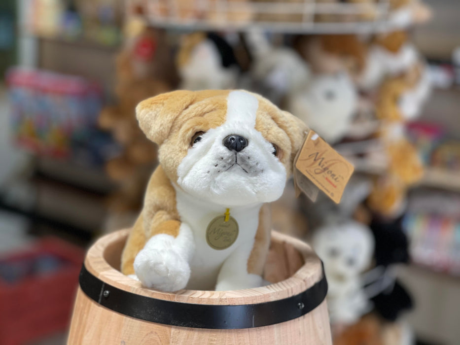 Realistic Stuffed Bulldog Puppy