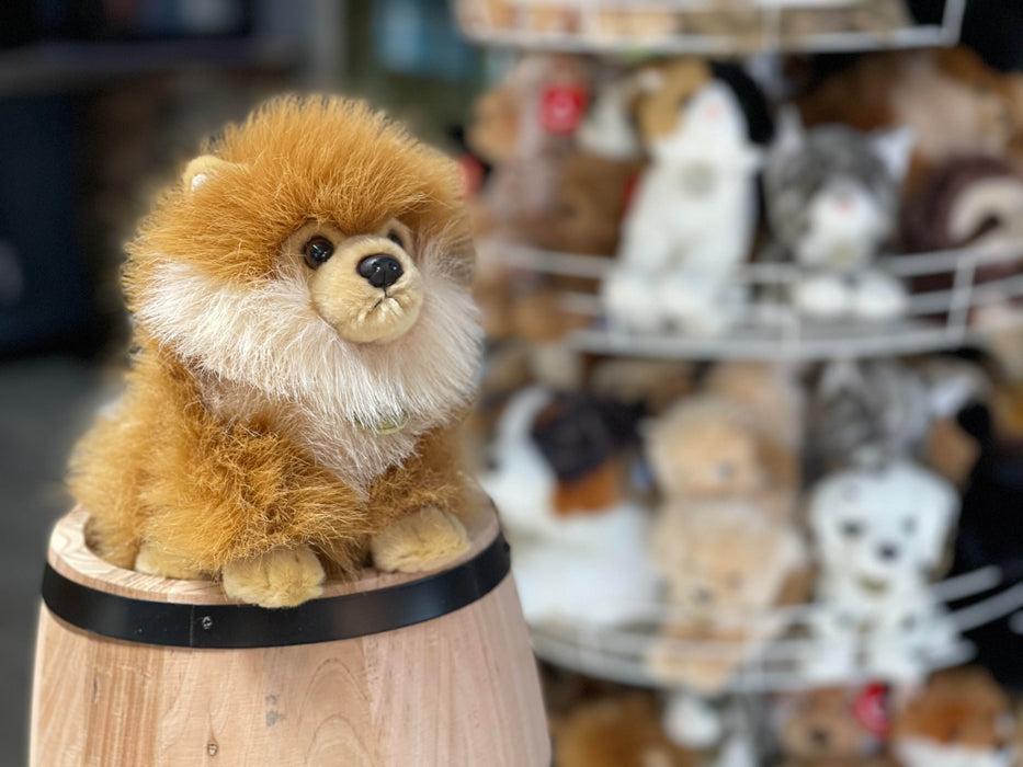 Realistic Stuffed Pomeranian Puppy
