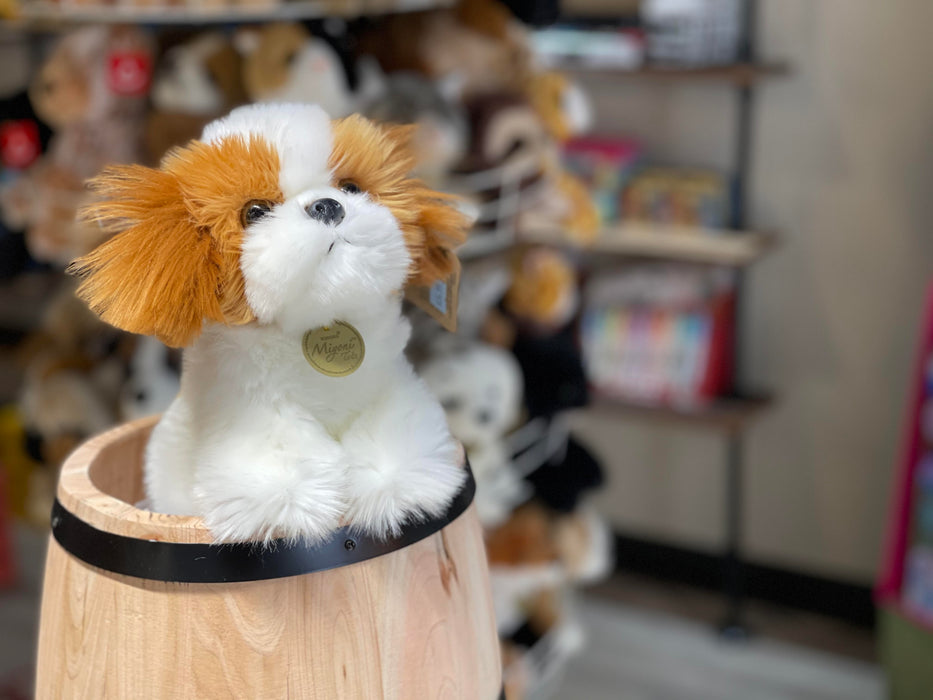 Realistic Stuffed Shih Tzu Puppy 9 Inch Plush, Aurora