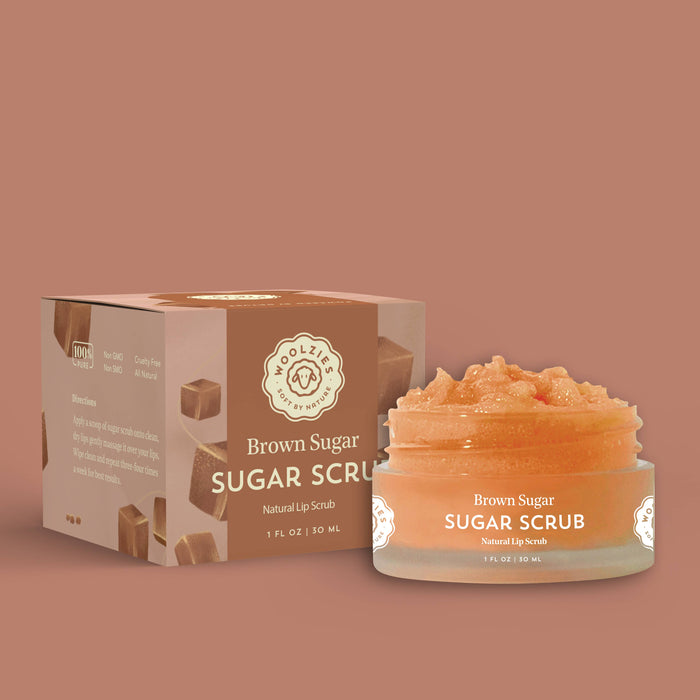 Woolzies - Brown Sugar Natural Sugar Lip Scrub