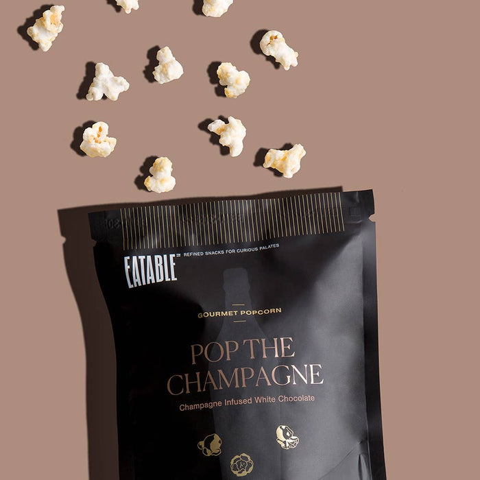 EATABLE Popcorn - Pop the Champagne (Mini) Wine Infused Gourmet Popcorn