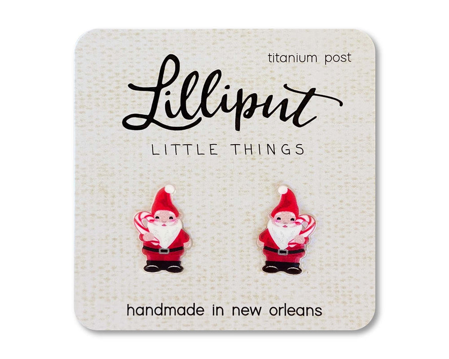 Lilliput Little Things - NEW Santa Gnome Earrings