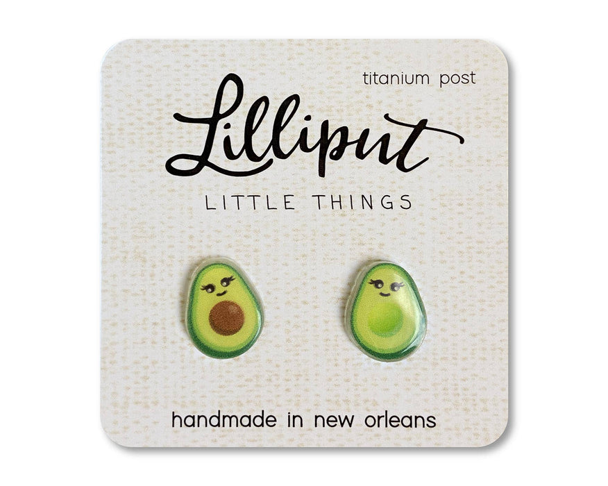Lilliput Little Things - NEW Kawaii Avocado Earrings