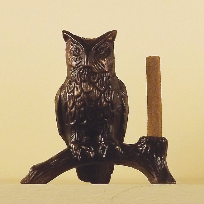 Owl Metal Incense Holder